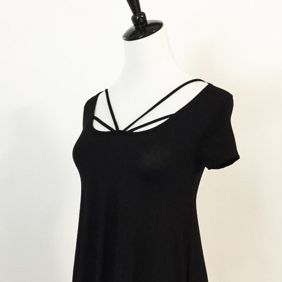 LAST ITEM | Black strappy tunic top/mini d… - Picture 2 of 4